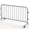 Interlocking Steel Crowd Control Barriers Wheels feet crowd control Barrier 2.5feet Road bar Factory